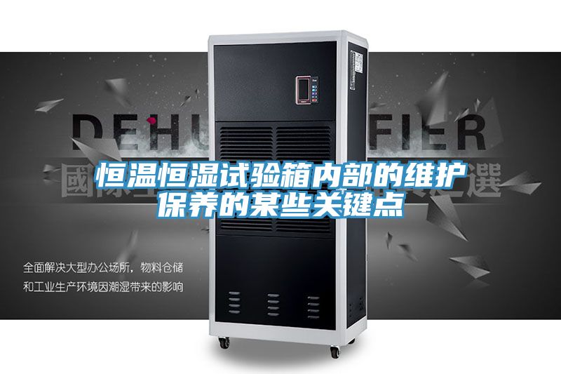 恒溫恒濕試驗(yàn)箱內(nèi)部的維護(hù)保養(yǎng)的某些關(guān)鍵點(diǎn)