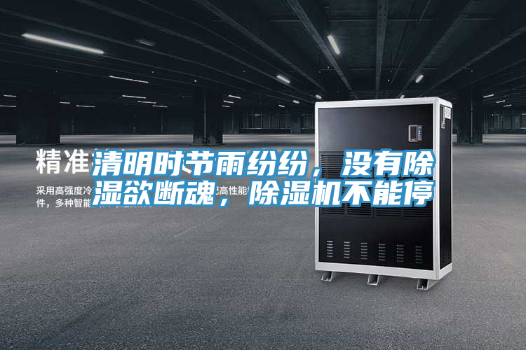 清明時(shí)節(jié)雨紛紛，沒有除濕欲斷魂，除濕機(jī)不能停