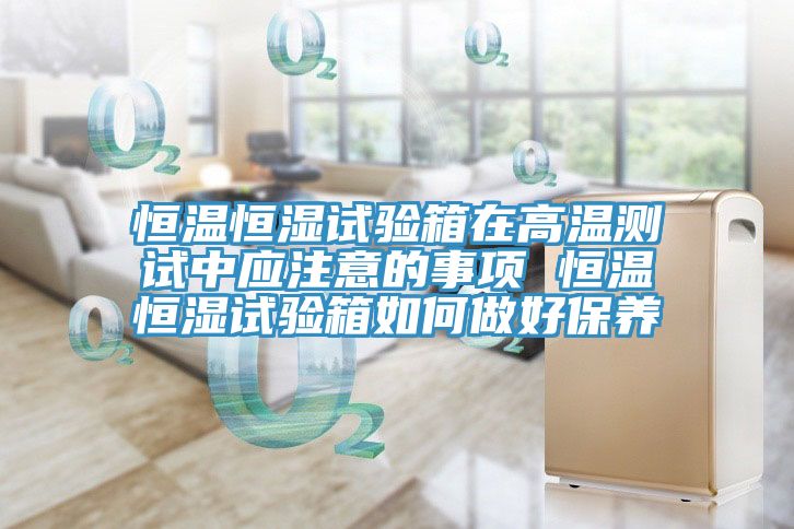 恒溫恒濕試驗(yàn)箱在高溫測試中應(yīng)注意的事項 恒溫恒濕試驗(yàn)箱如何做好保養(yǎng)