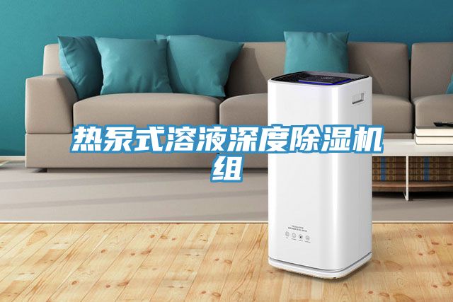 熱泵式溶液深度除濕機(jī)組