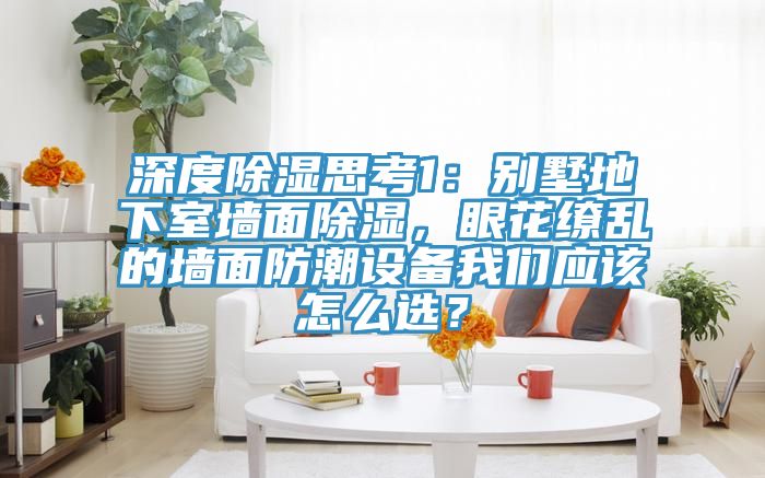 深度除濕思考1：別墅地下室墻面除濕，眼花繚亂的墻面防潮設(shè)備我們應(yīng)該怎么選？