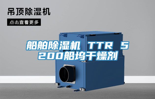 船舶除濕機(jī) TTR 5200船塢干燥劑