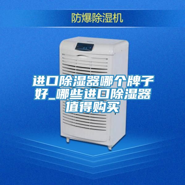 進口除濕器哪個牌子好_哪些進口除濕器值得購買