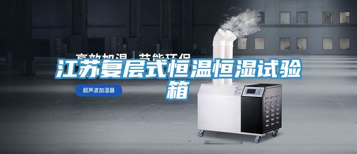 江蘇復(fù)層式恒溫恒濕試驗箱