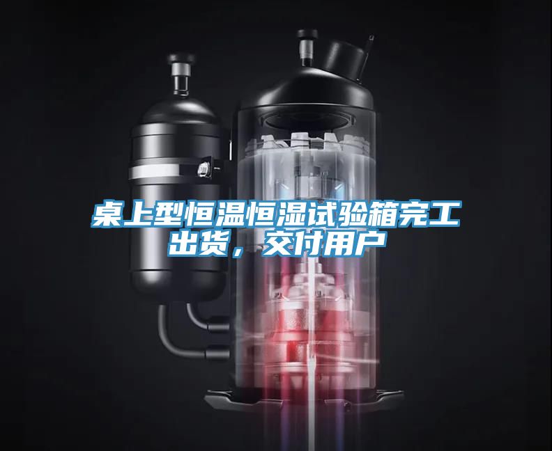 桌上型恒溫恒濕試驗箱完工出貨，交付用戶