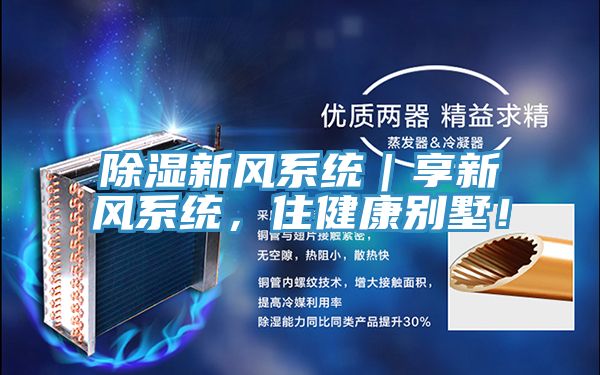 除濕新風(fēng)系統(tǒng)｜享新風(fēng)系統(tǒng)，住健康別墅！