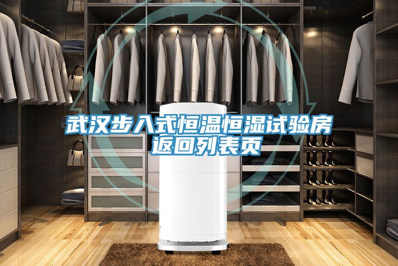 武漢步入式恒溫恒濕試驗(yàn)房 返回列表頁