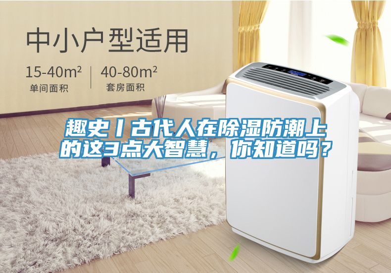 趣史丨古代人在除濕防潮上的這3點(diǎn)大智慧，你知道嗎？
