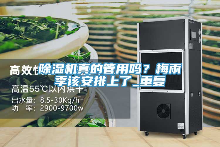 除濕機(jī)真的管用嗎？梅雨季該安排上了_重復(fù)