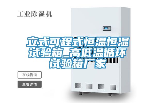 立式可程式恒溫恒濕試驗(yàn)箱_高低溫循環(huán)試驗(yàn)箱廠家