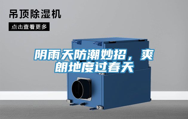 陰雨天防潮妙招，爽朗地度過春天