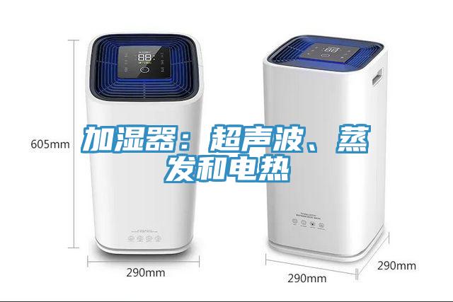 加濕器：超聲波、蒸發(fā)和電熱