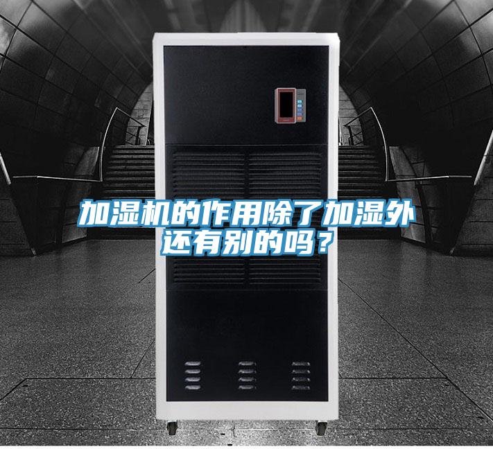 加濕機的作用除了加濕外還有別的嗎？
