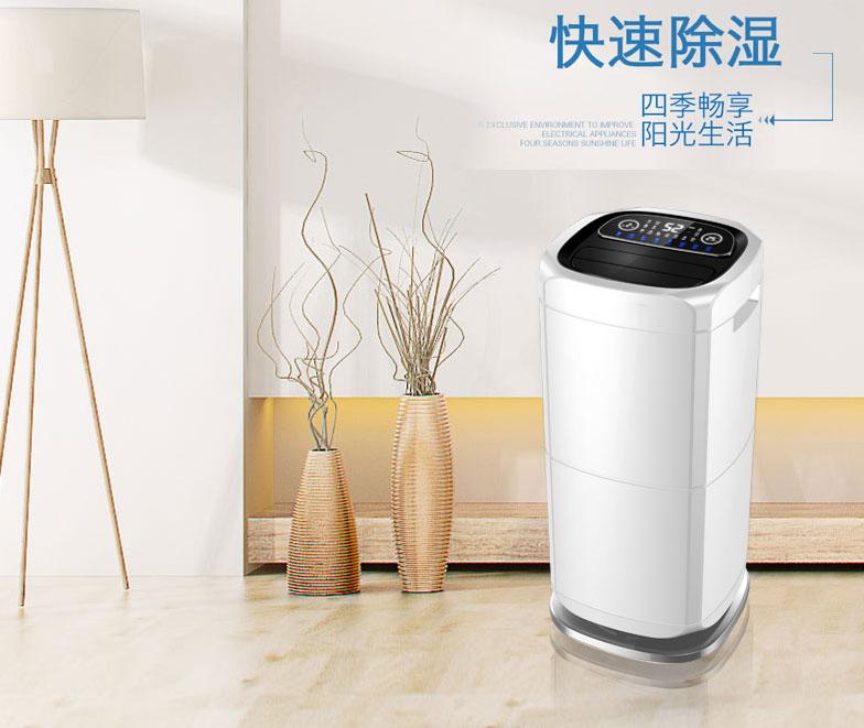 臥式升溫型除濕機(jī)，烘干房升溫排濕不占地